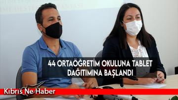 44 ortaöğretim okuluna tablet dağıtımına başlandı