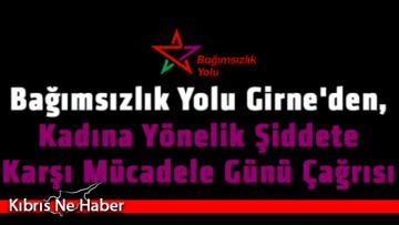“Kadına şiddete karşı 25 Kasım’da yürüyelim!”