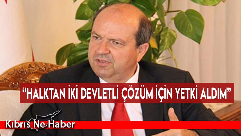 “Halktan iki devletli çözüm için yetki aldım”