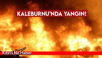 Kaleburnu’nda yangın!