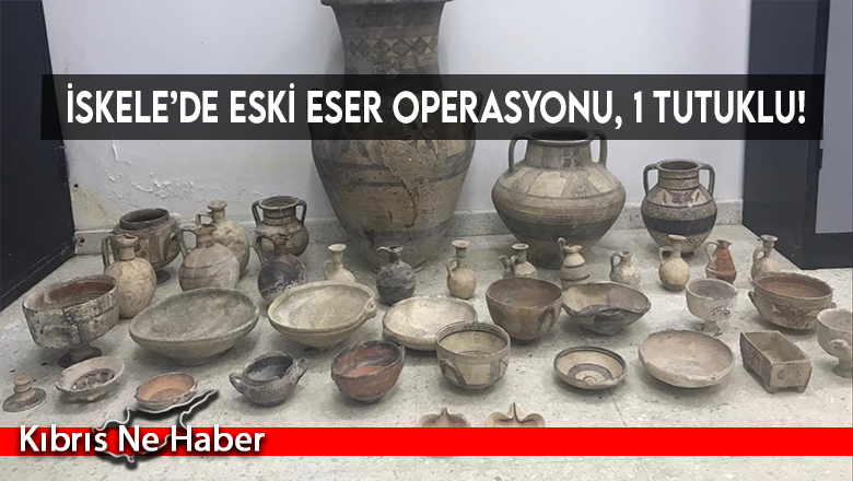 İskele’de eski eser operasyonu, 1 tutuklu!