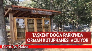 Taşkent Doğa Parkı’nda orman kütüphanesi açılıyor