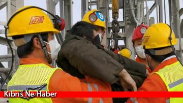 Çin’de yerin 600 metre altındaki madenciler kurtarıldı