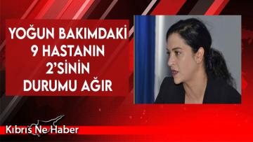Yoğun bakımdaki 9 hastanın 2’sinin durumu ağır