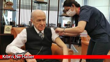 Bahçeli koronavirüs aşısının ikinci dozunu yaptırdı