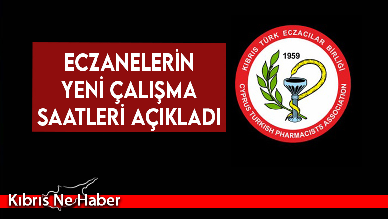 Eczanelerin yeni çalışma saatleri açıklandı