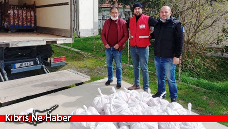 Kızılay’dan 1700 aileye gıda yardımı
