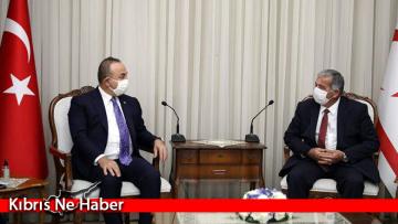 Türkiye Dışişleri Bakanı Mevlüt Çavuşoğlu adada, ilk ziyaret Meclis Başkanı’na
