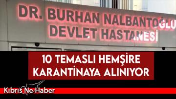 Yoğun bakım ünitesinde bir hemşirenin koronavirüs testi pozitif