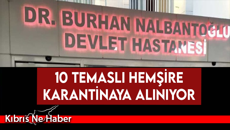 Yoğun bakım ünitesinde bir hemşirenin koronavirüs testi pozitif