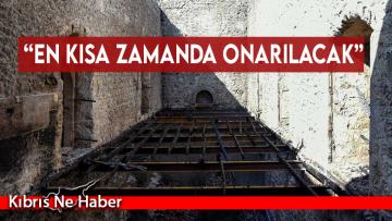 St. Hilarion Kalesi’nin kafeteryasındaki hasar net şekilde ortaya çıktı: “En kısa zamanda onarılacak”