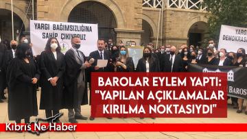 Barolar eylem yaptı: “Yapılan açıklamalar kırılma noktasıydı”