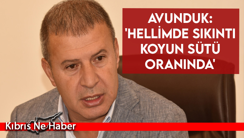 Avunduk: ‘Hellimde sıkıntı koyun sütü oranında’