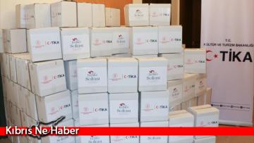TİKA, KKTC’de 2 bin hijyen paketi dağıttı