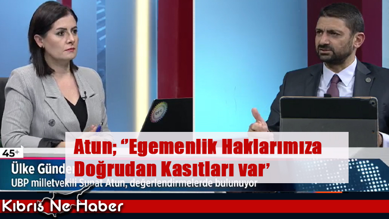 Atun; Egemenliğimizden, Eşitliğimizden, Türk Askerinden ve Ana Vatanın Varlığından Asla Taviz Vermeyiz.