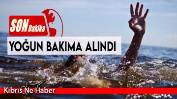 Boğulma tehlikesi geçiren kişi yoğun bakımda