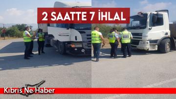2 saatte 7 ihlal