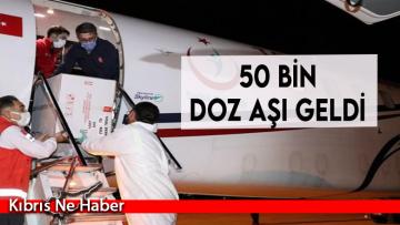 50 bin doz aşı geldi