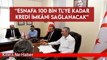Kalkınma Bankası:”Esnafa 100 bin TL’ye kadar kredi imkânı sağlanacak”