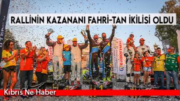 Rallinin kazananı Fahri-Tan ikilisi oldu