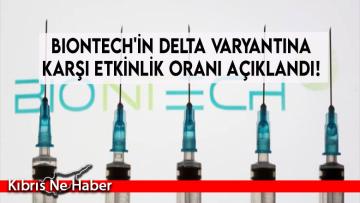 BioNTech’in Delta varyantına karşı etkinlik oranı açıklandı!