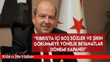 Cumhurbaşkanı Tatar, Anastasiadis’e Klerides’in Sözü Hatırlattı