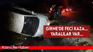 Girne’de feci kaza…Yaralılar var…