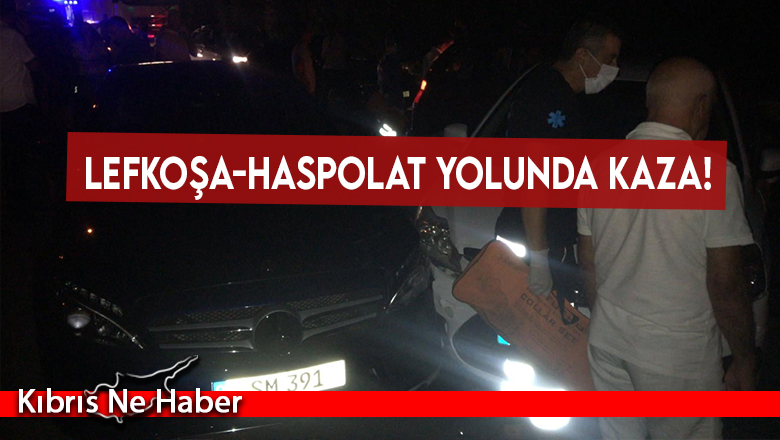 Lefkoşa-Haspolat Yolunda kaza!