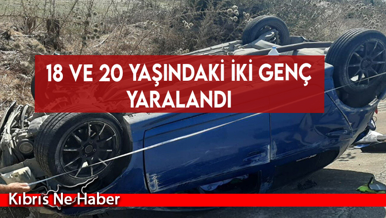 Virajı alamadı su kanalına düştü….