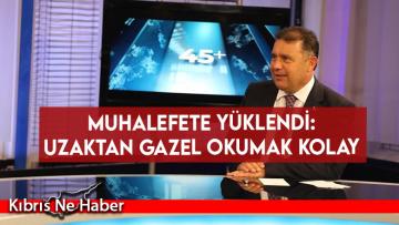 Muhalefete yüklendi: Uzaktan gazel okumak kolay