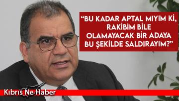 Sucuoğlu: “Bu kadar aptal mıyım ki, rakibim bile olamayacak bir adaya bu şekilde saldırayım?”