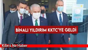 Binali Yıldırım KKTC’ye geldi