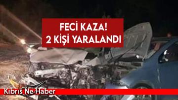 Geçitkale-Tatlısu Anayolu’nda Kaza! 2 Kişi Yaralandı