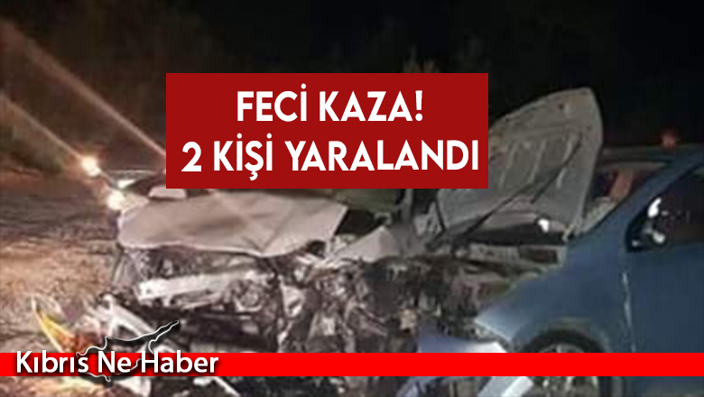 Geçitkale-Tatlısu Anayolu’nda Kaza! 2 Kişi Yaralandı