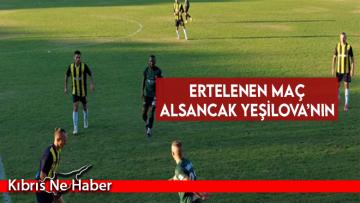 Ertelenen maç Alsancak Yeşilova’nın
