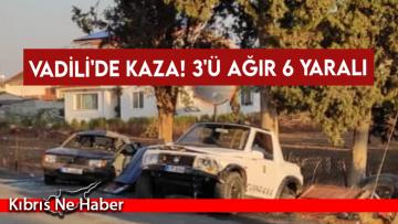 Vadili’de Kaza! 3’ü Ağır 6 Yaralı