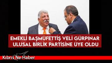 Emekli Başmüfettiş Veli Gürpınar Ulusal Birlik Partisine üye oldu