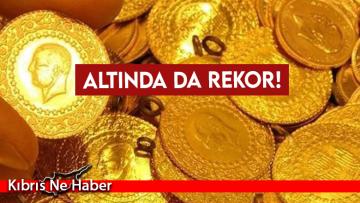 Altında da rekor! Gram altın bir günde 100 TL arttı!