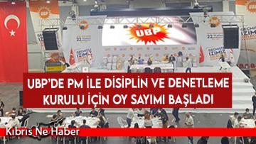 UBP’de PM ile disiplin ve denetleme kurulu için oy sayımı başladı