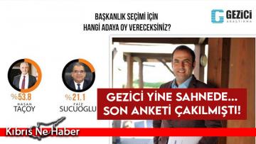 Gezici yine sahnede… Son anketi çakılmıştı!