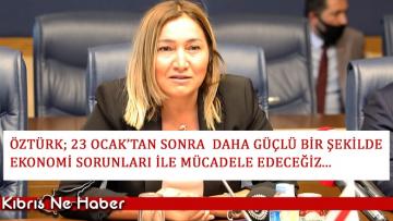 UBP İSKELE MİLLETVEKİLİ YASEMİN ÖZTÜRK; 23 OCAK’TAN SONRA DAHA GÜÇLÜ BİR ŞEKİLDE EKONOMİ SORUNLARI İLE MÜCADELE EDECEĞİZ…