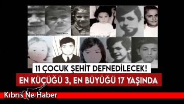 11 Çocuk şehit defnedilecek!