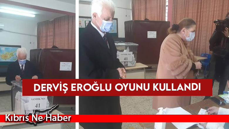 3’üncü Cumhurbaşkanı Derviş Eroğlu oyunu kullandı