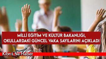 Okullardaki güncel vaka sayıları açıklandı, 828 Öğrenci Pozitif