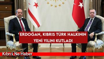 Erdoğan, Kıbrıs Türk halkının yeni yılını kutladı