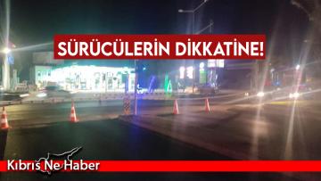 Elektrik kesintisi nedeniyle Lefkoşa’da trafik ışıkları devre dışı kaldı