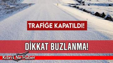 Girne-Değirmenlik dağyolu trafiğe kapatıldı