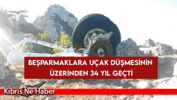 Beşparmaklara uçak düşmesinin üzerinden 34 yıl geçti