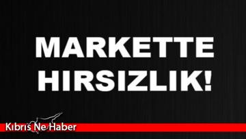 Gönyeli’de markette hırsızlık!