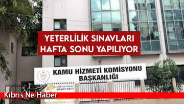 Yeterlilik sınavları hafta sonu yapılıyor